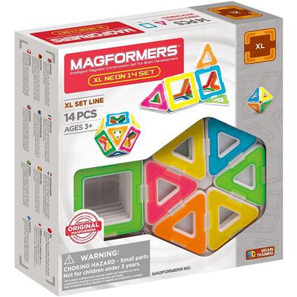 Magformers Jogo De Construção Neon 14 Set