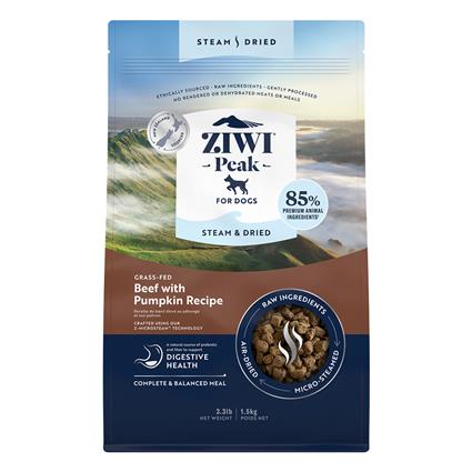 Ziwipeak Comida Para Cães Com Carne Bovina Cozida No Vapor E Seca 1.5 Kg