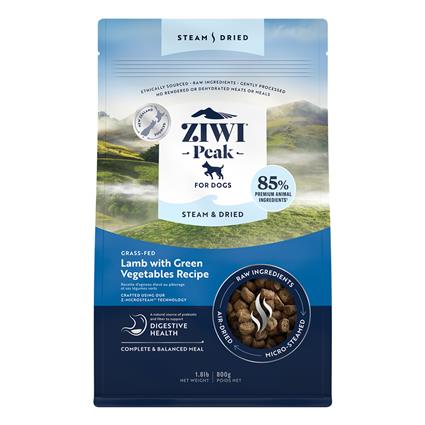 Ziwipeak Comida Para Cães De Cordeiro Cozida A Vapor E Seca 800 G