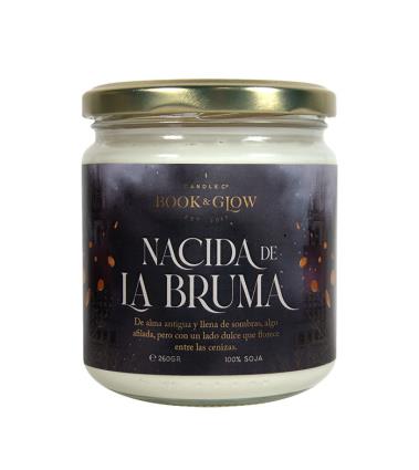 Book and Glow - *Mundos Notáveis* - Vegan Soy Candle - Nacida de la bruma
