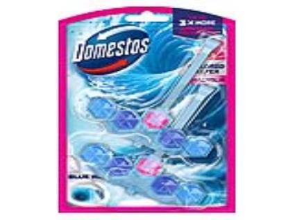 Bloco Sanitário Domestos Blue Water Pink 2un