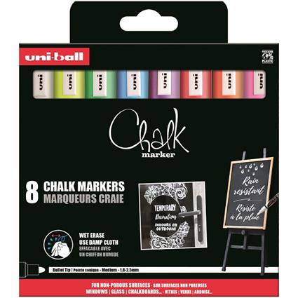 Uniball Marcador Chalk Pwe-5m 302422090 8 Unidades