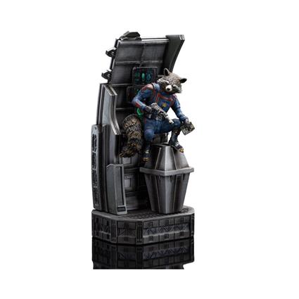 Iron Studios Estátua Marvel Scale 1/10 Guardians Of The Galaxy Vol 3 Rocket Racoon 20 Cm