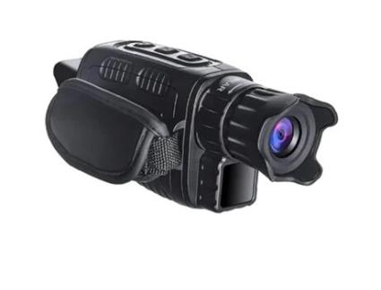 Óculos Monoculares de Visão Noturna Infravermelho Hd Telescópio Monocular 5X24 Câmera de Viagem Telescópio Compacto Preto BISBISOUS