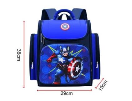 Disney Spiderman Mochila Cartoon Anime Vingadores Boneca Jardim de Infância Escola Primária Mochila Infantil