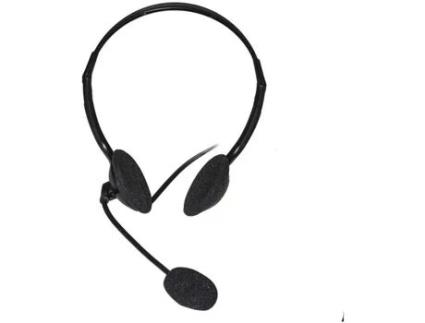 Fones de Ouvido LKHS03 Fones de Ouvido com Microfone Ajustável Conector 1 X 3.5 mm e Controle de Volume LINK