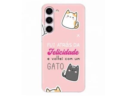 Capa THE CASES MARKET para Samsung Galaxy S23 Silicone Animais (Rosa)