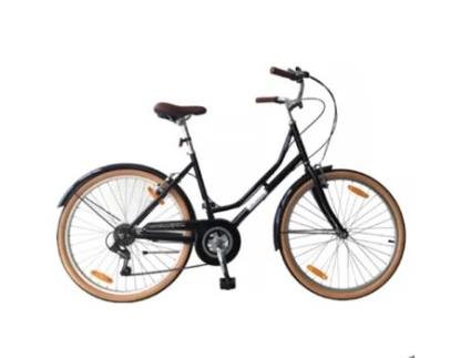 Bicicleta Passeio Viking Belgravia Roda 26'' 6V Preta