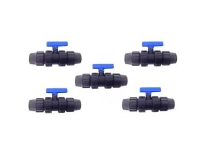 Válvula de Esfera Pp para Tubo Pe de 32 Mm Pacote X 5 Oferta Exclusiva TECNOAGUA