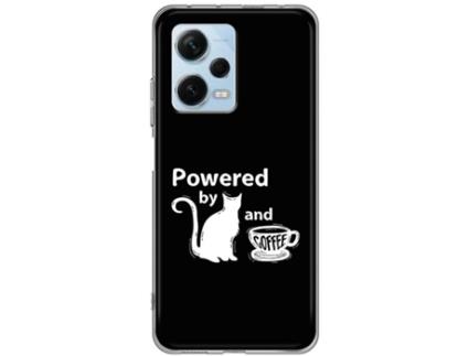 Capa Coffee para Xiaomi Redmi Note 12 Pro 5G THE CASES MARKET Silicone Preto