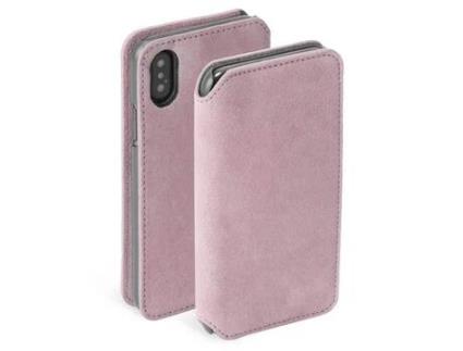 Capa Fólio para iPhone XS Max KRUSELL Rosa