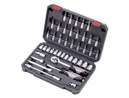 EKLIND KRA 204.101.000 Conjunto de soquetes KRAFTWERK BASIC LINE, 1/4, 42 unid. KRAFTWERK