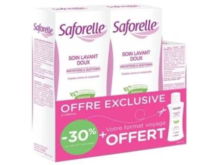 Cuidado de Limpeza Suave Lote 2 X 500 Ml Cuidado de Limpeza Suave 100 Ml Grátis SAFORELLE