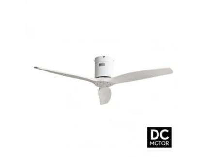 Ventilador Dc Aguilon Branco 3 Lâminas Brancas 5 Velocidades Sem Luz com Controle Remoto e Temporizador 132D FABRILAMP