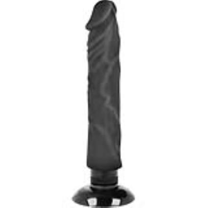 REALISTIC VIBRATOR 2-1 BLACK 20CM