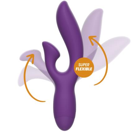REWOFUN VIBRADOR FLEXÍVEL COM COELHO