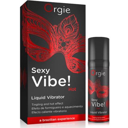 SEXY VIBE! EFEITO DE AQUECIMENTO DE LÍQUIDO VIBRANTE QUENTE 15 ML
