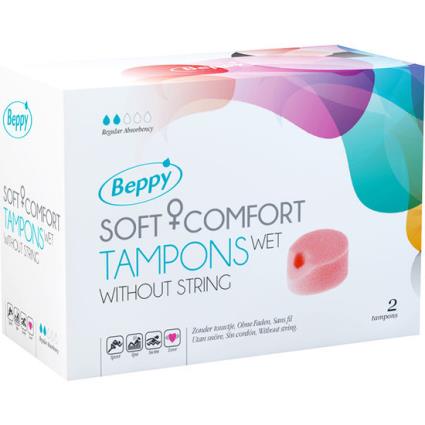 BEPPY SOFT COMFORT TAMPONS WET 2UNITS