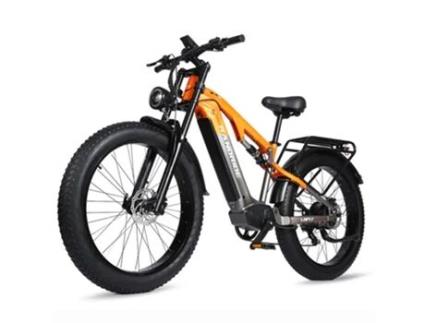 Bicicleta RANDRIDE Elétrica - YX80 (Garfo e Travões Hidráulicos/Suspensão Total - 1500W - 20Ah)