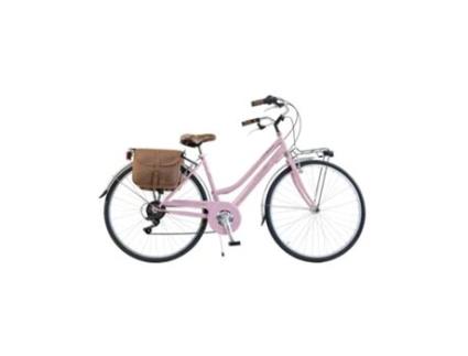 Bicicleta de Cidade Vintage Canellini Via Veneto Retro Aço Mulher Rosa VIA VENETO BY CANELLINI