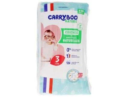 Fraldas Nature Motif 50 Fraldas Tamanho 3 4-9 kg CARRYBOO