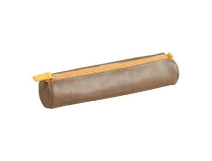 RHODIA 318893C Caixa para lápis Estojo macio em couro sintético chocolate