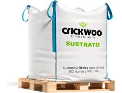 Substrato Universal PREMIUM – Big Bag 1m3 (1000 L) – 30% Húmus e 70% Turfa CRICKWOO