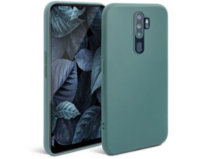 Capa Minimalist Series Fina Acabamento para Oppo Oppo A9 2020 MOOZY Textura Macia Cinzento