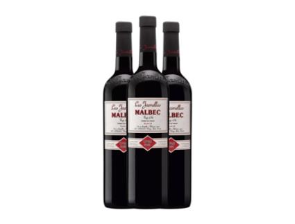 Vinho LES JAMELLES Cépage Rare Malbec Vin de Pays d'Oc (0.75 L - 3 Unidades)