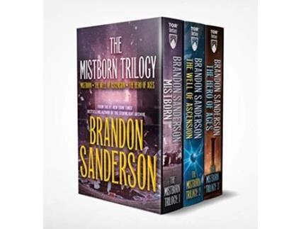 Livro Mistborn Boxed Set I de Brandon Sanderson (Inglês)