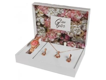 Conjunto Relógio + Joalharia GINA TAYLOR