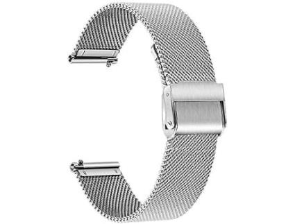 Alça de Reposição Feminina 18Mm para Garmin Vivoactive 4S 40Mm Prata VOINEE