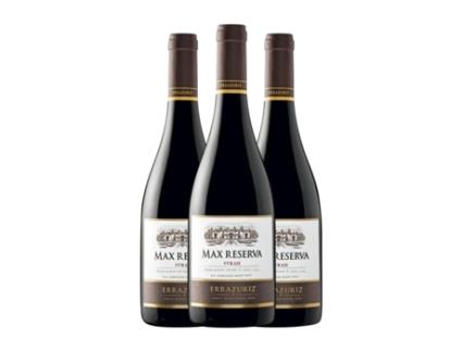 Vinho VIÑA ERRAZURIZ Max Syrah Valle del Aconcagua Reserva (0.75 L - 3 Unidades)