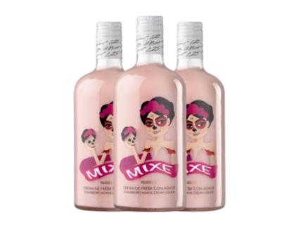 Licor Creme MIXE Fresa (0.7 L - 3 Unidades)