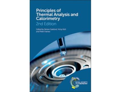 Livro principles of thermal analysis and calorimetry de simon gaisford (inglês)