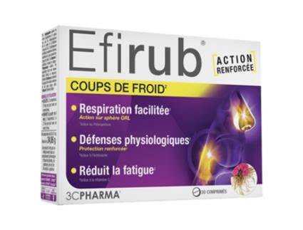 3C Pharma Efirub Coups De Froid 30 comprimidos 3C PHARMA