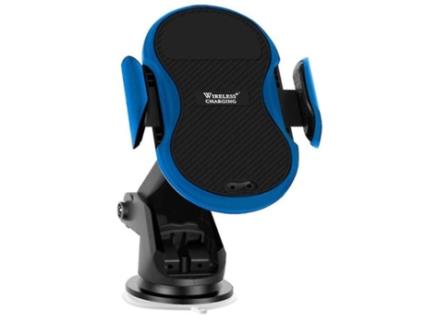 Carregador Carro Sem Gravidade Aperto Qi Carregamento RADIODDITY Azul