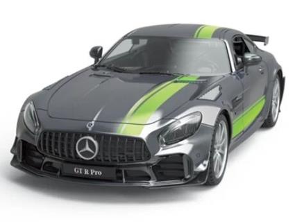 TECHKIDZ Carro de Controlo Remoto 1/12 2.4Ghz Modelo Mercedes Amg Gtr Pro Gris Antracite