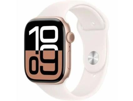 Smartwatch APPLE Ouro Rosa 46 mm