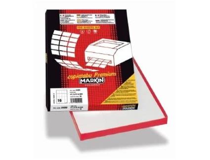 Etiqueta autoadesiva MARKIN 210C502Rim retângulo removível branco 800 peças