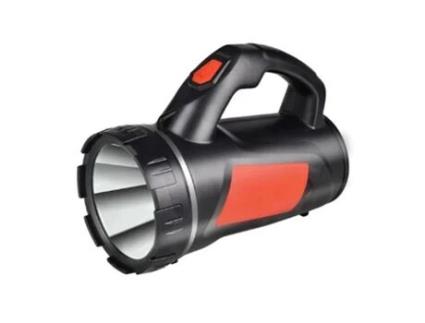 Lanterna De Mão Com Luz Led Lâmpada De Vigilância Preta Pilhas Aa RAINBOW WALKER