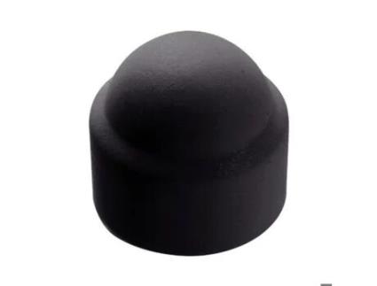 Tampa de Porca Hexagonal em Polietileno Preto Ral 9005 M8 Caixa de 200 Acton 856008 ACTONA