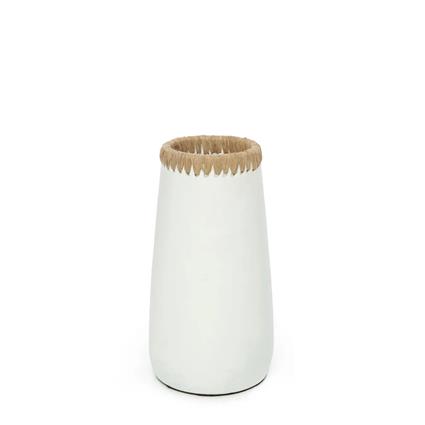 Vaso Sorrateiro - Branco Natural - M BAZAR BIZAR