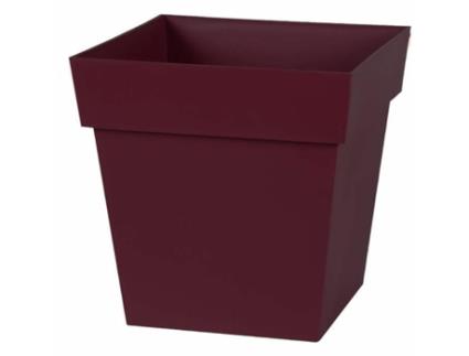 Vaso ECOLUX Toscana Plástico 22 L Vermelho Castanho-Avermelhado
