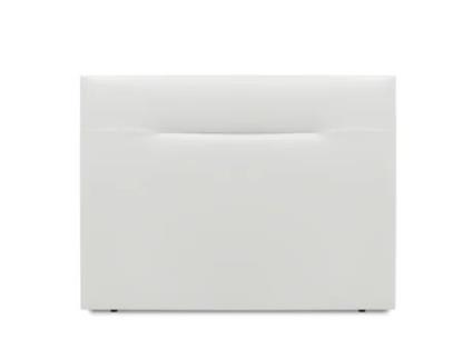 Cabeceira de Cama WIN REST Mar Acolchoado Polipele Premium Cama 90cm (Branco)