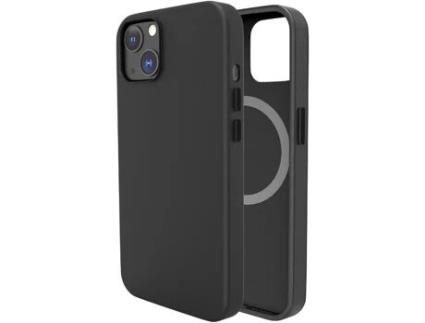 Capa Magcase Toucher para iPhone 14 SO SEVEN Pele Preto