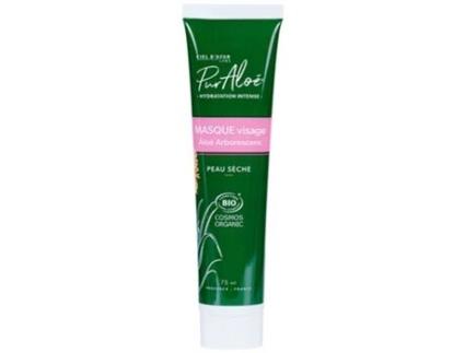 PUR ALOÉ Máscara Facial Orgânica de Hidratação Intensa 75 Ml