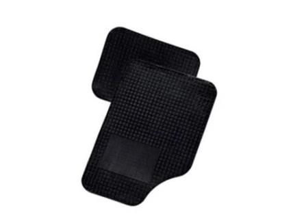 Conjunto de 4 Tapetes KRAWEHL Moscú (Preto - PVC - 64 x 47 x 1 cm)