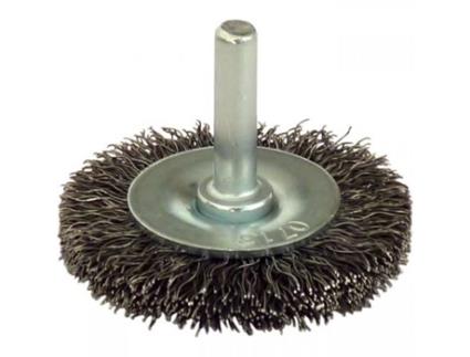 Escova Circular D.50Mm em Fio de Aço 6X30 Haste 0.30 Onda DRAKKAR