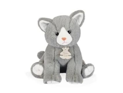 Brinquedo de Pelúcia para Gato Bebê Bear Story Cinza Macio e Presente Ideal Desde O Nascimento HISTOIRE D'OURS